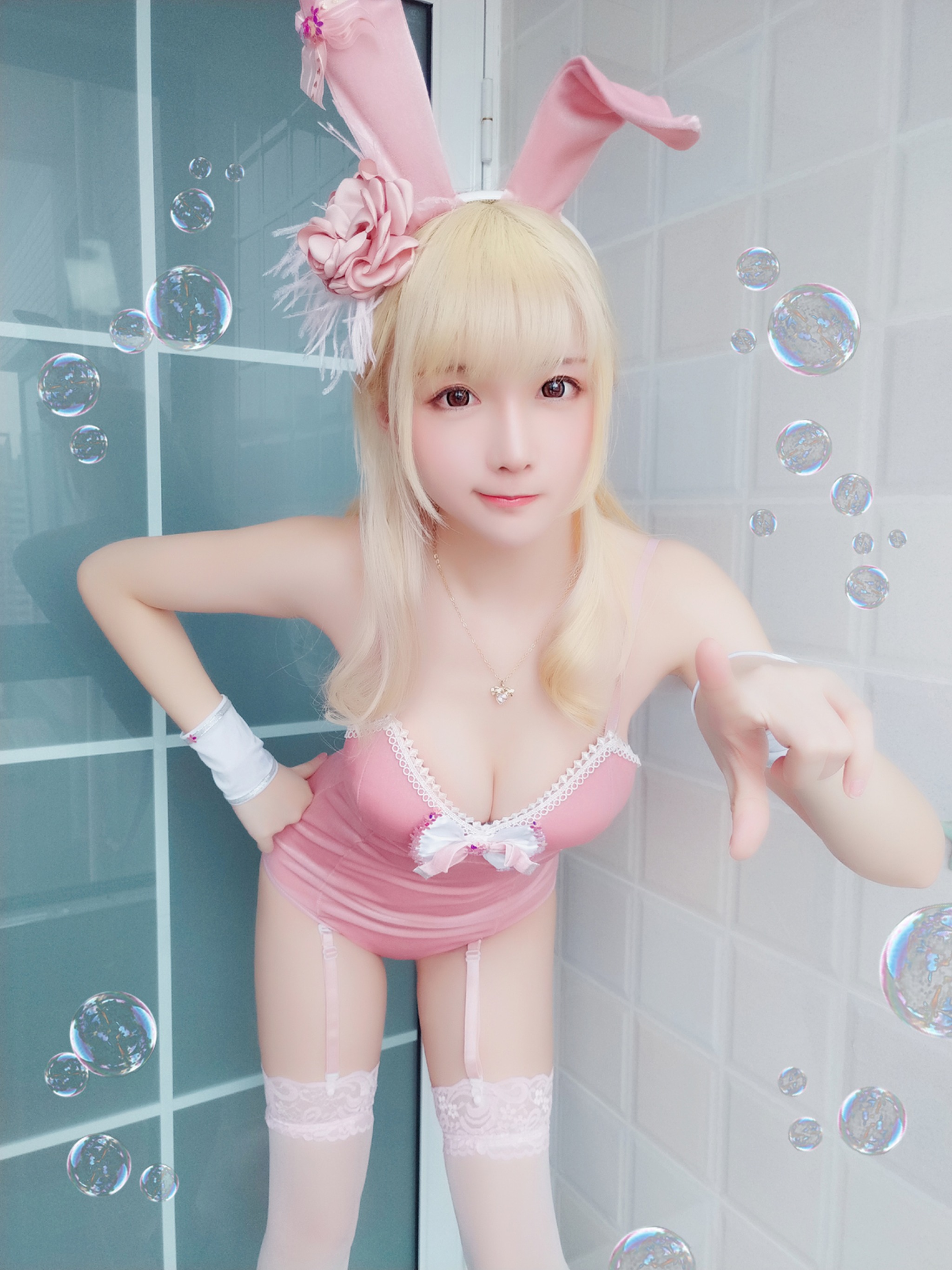 图片[1]-星之迟迟 – NO.001 Vol.001 粉红泡泡包[561P]-XikXak